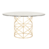 ANDERSON GOLD DINNING TABLE
