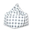 GREY GINGHAM BEANBAG