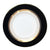 ONYX/GOLD DINNER PLATE