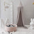 CREAM LINEN KIDS BED CANOPY