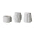 WHITE MINI FLUTED VOTIVES