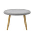 GREY WOOD STOOL