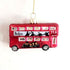 RED DOUBLE DECKER BUS ORNAMENT