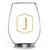 MONOGRAM GOLD TUMBLER - J