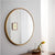 CHAMPAGNE GOLD RIM MIRROR