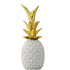 GOLD AND WHITE PINEAPPLE