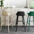 BLACK LILA WOOD STOOL