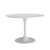WHITE ROUND TULIP TABLE 120 X7 5 CM
