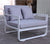 ELEGANT GREY 2 SEATER ARM CHAIR - iDecorate