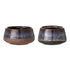 MULTI-COLOUR STONEWARE VOTIVE (SET OF 2)