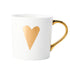 GOLD HEART MUG