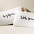 BIG SPOON LITTLE SPOON PILLOWCASE SET OF 2