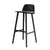 BLACK LILA WOOD STOOL