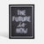 FUTURE MEDIUM BLACK FRAMED - iDecorate