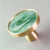 GREEN SHELL BUTTON KNOB