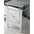 CLAUDETTE WHITE BEDROOM SIDE TABLE