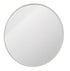 WHITE METAL MIRROR