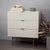 WHITE RETRO CHEST OF DRAWERS