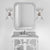 CORNELL SILVER WALL SCONCE
