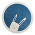 ROUND BUNNY RUG BLUE