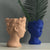 KLEIN BLUE HEAD VASE