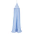 LIGHT BLUE COTTON KIDS BED CANOPY